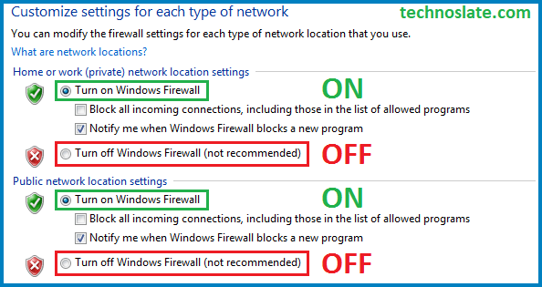 Windows Firewall Status