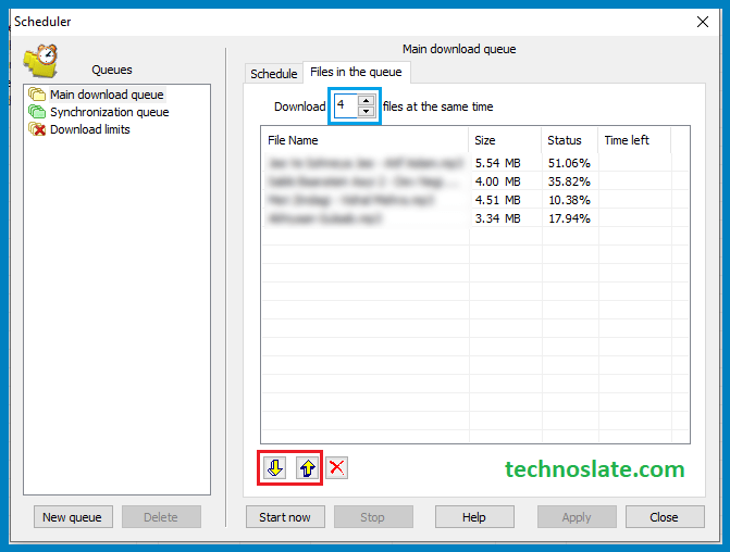 internet download manager - organize downloads