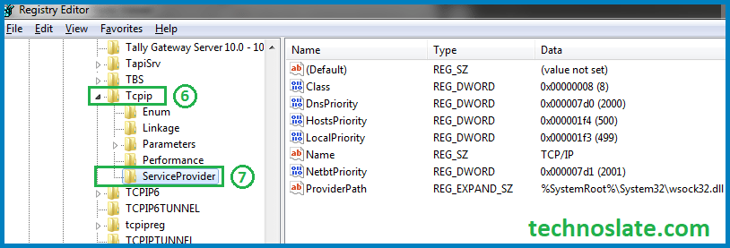 Increase Internet Speed in Windows - tcpip