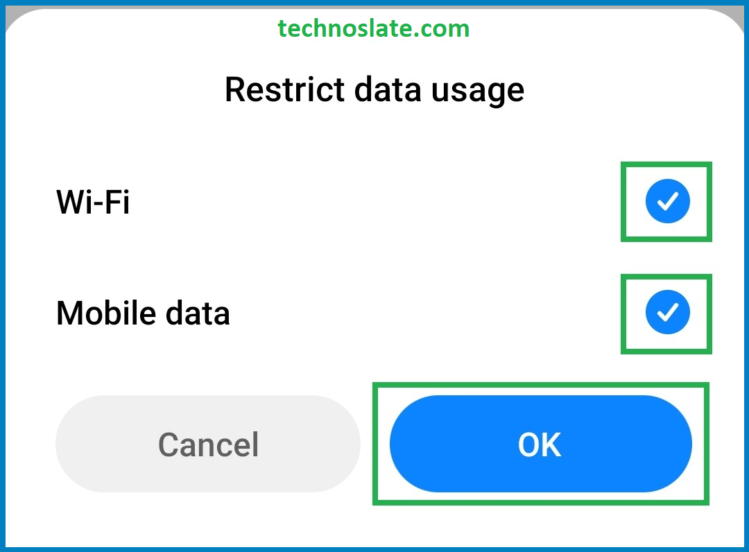 Block Internet Access in Android - Restrict Both Data Usage