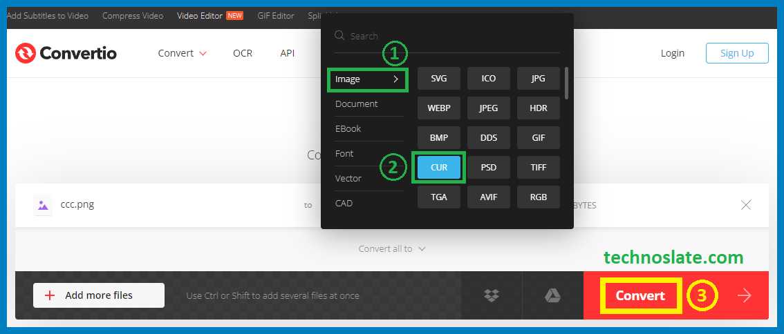 Custom Cursor - Select cur