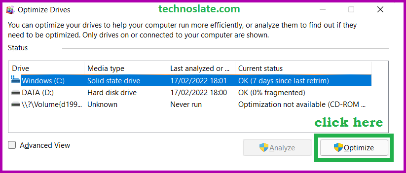 Defragmentation 2 to Increase Windows 11 Performance