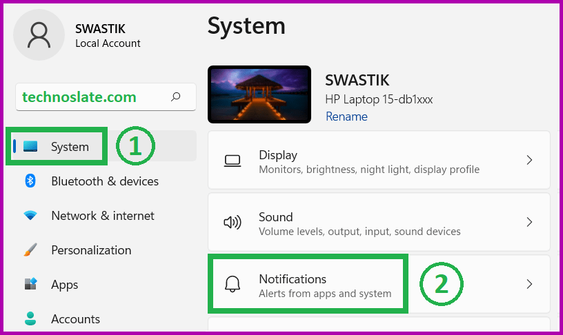 Disable Notifications 1 to Increase Windows 11 Performance
