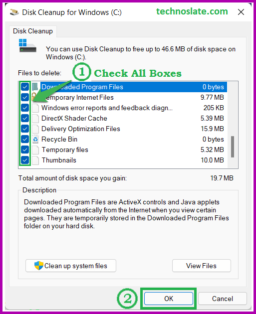 Disk Cleanup 3 to Increase Windows 11 Performance