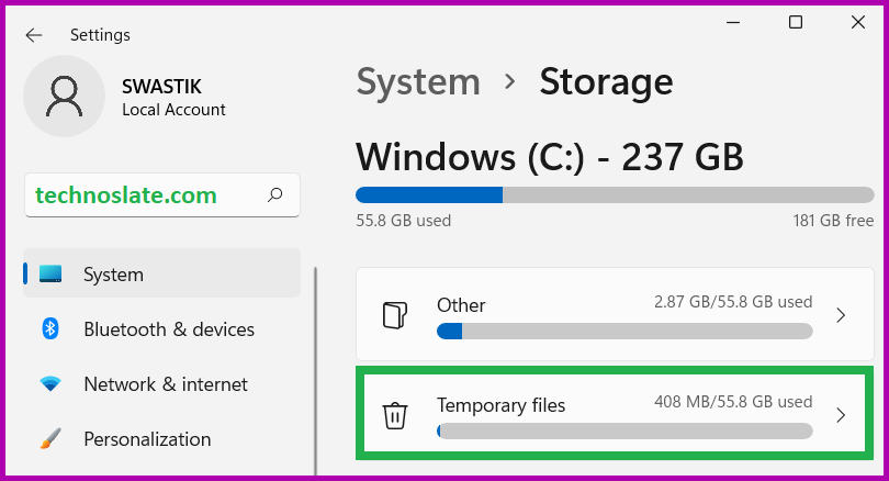 Windows Previous Installations 2 to Increase Windows 11 Performance