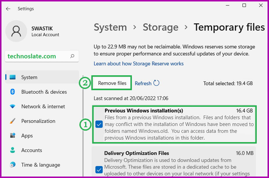 Windows Previous Installations 3 to Increase Windows 11 Performance